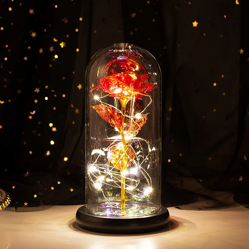 2021 Beauty and Beast Light Galaxy Rose Flower Glass Cover LED Party Lamp Birthday Valentine's Day Gift For Mom Mother's Gift
2021 Beauty and Beast Light Galaxy Rose Flower Glass Cover LED Party Lamp Birthday Valentine's Day Gift For Mom Mother's Gift