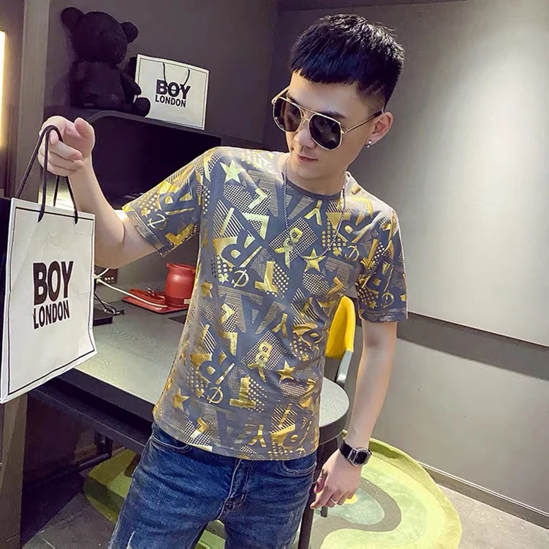 VIANKANI 2021 новая футболка с принтом букв Homme повседневные панковские футболки хлопок короткий рукав o-образный вырез мужская приталенная Одежд...
VIANKANI 2021 новая футболка с принтом букв Homme повседневные панковские футболки хлопок короткий рукав o-образный вырез мужская приталенная Одежд...