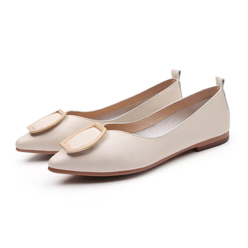 Women Flats Luxury Slip-on Pointed Toe Ballet Flats Woman Shoes Plus Size Fashion Soft Casual Loafers High Quality Ladies Shoes
Women Flats Luxury Slip-on Pointed Toe Ballet Flats Woman Shoes Plus Size Fashion Soft Casual Loafers High Quality Ladies Shoes
