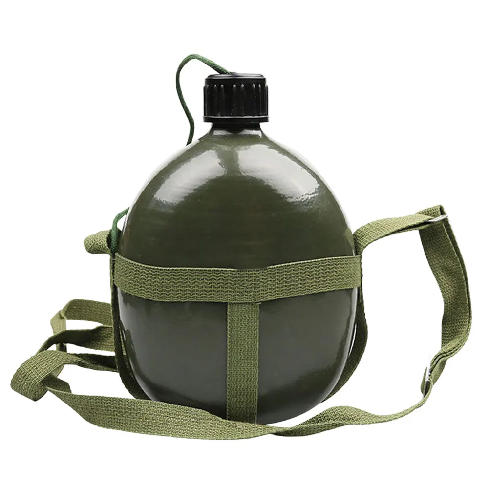 

Military Type 87 aluminum kettle Convenient Large Capacity Survival Water Bottle Canteen Kettle for Outdoor Camping Travel