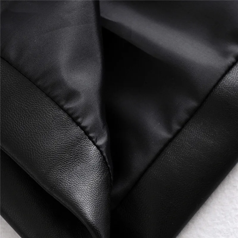 Vintage Stylish PU Faux Leather Pocket Blazer Coat Women 2020 Fashion Long Sleeve Female Blazers Outerwear Chic Tops
Vintage Stylish PU Faux Leather Pocket Blazer Coat Women 2020 Fashion Long Sleeve Female Blazers Outerwear Chic Tops