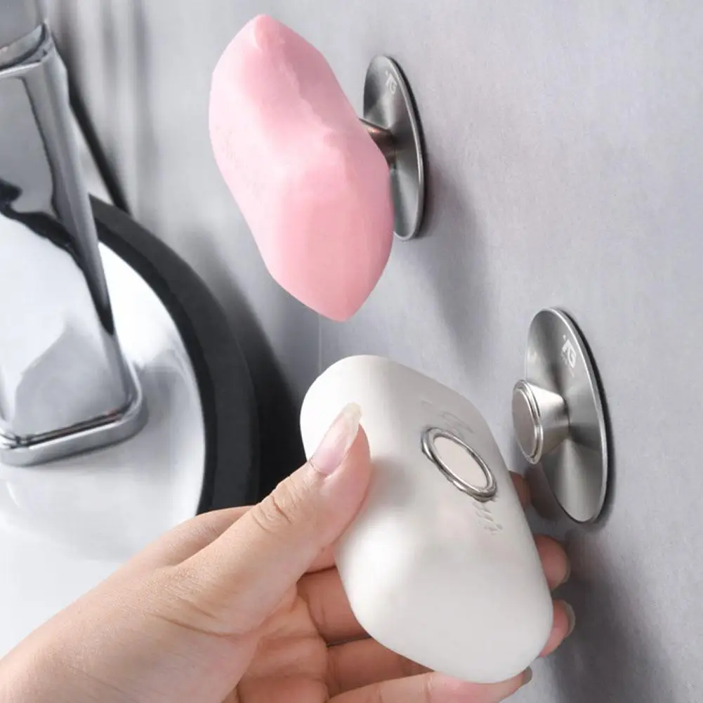 Magnetic Soap Holder No Drilling Wall Mounted Soap Holder Rustproof Sponge Holder Soap Dish for Bathroom Lavatory Home
Magnetic Soap Holder No Drilling Wall Mounted Soap Holder Rustproof Sponge Holder Soap Dish for Bathroom Lavatory Home