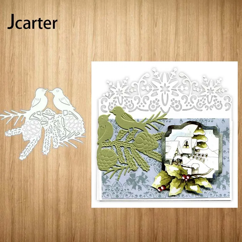 Two Birds Branch Design Metal Cutting Dies Craft Stencil Diy for Scrapbooking Handmade Card Make Shape Album Decoration Model
Two Birds Branch Design Metal Cutting Dies Craft Stencil Diy for Scrapbooking Handmade Card Make Shape Album Decoration Model