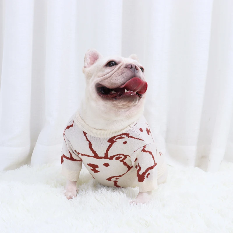 French Bulldog Clothes Winter Dog Sweater Coat Poodle Schnauzer Pug Dog Clothing Knit Apparel Dropshipping Frenchie Dog Costume
French Bulldog Clothes Winter Dog Sweater Coat Poodle Schnauzer Pug Dog Clothing Knit Apparel Dropshipping Frenchie Dog Costume