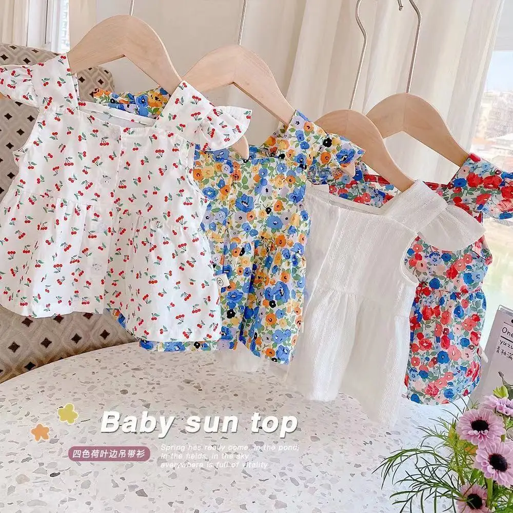Girl Baby Floral Sling T2021 Girl'S Foreign Style Summer Baby Korean Version Of The Sleeveless Vest Loose Children'S Top
Girl Baby Floral Sling T2021 Girl'S Foreign Style Summer Baby Korean Version Of The Sleeveless Vest Loose Children'S Top