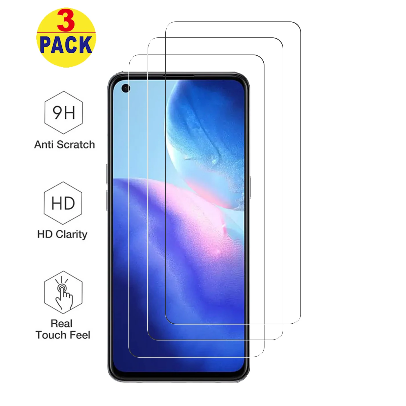 For Oppo Reno5 4G Screen Protector, Scratch resistant Tempered Glass for Oppo Reno5 4G
For Oppo Reno5 4G Screen Protector, Scratch resistant Tempered Glass for Oppo Reno5 4G