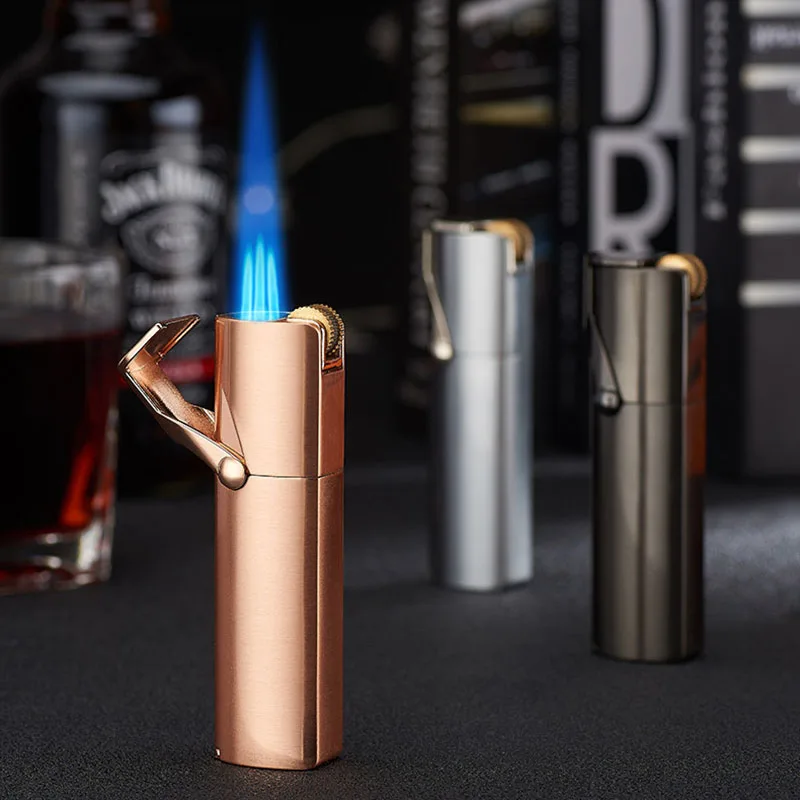 1300C High Firepower Three Flames Windproof Turbo Lighter Metal Gas Lighters Cigar Tube Kitchen Outdoor Lighter Men's Gifts 
1300C High Firepower Three Flames Windproof Turbo Lighter Metal Gas Lighters Cigar Tube Kitchen Outdoor Lighter Men's Gifts