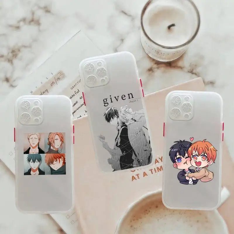 Given Anime Phone Case For iPhone 12 11 Mini Pro XR XS Max 7 8 Plus X Matte transparent White Back Cover
Given Anime Phone Case For iPhone 12 11 Mini Pro XR XS Max 7 8 Plus X Matte transparent White Back Cover