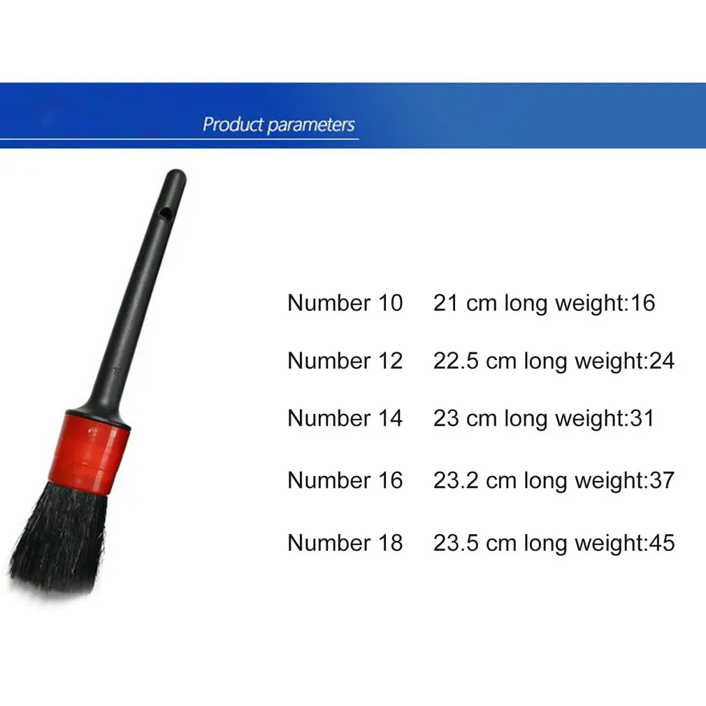 2020 New 5PCS Multi-Functional Natural Boar Hair Car Detailing Brushes Cleaning Tool for Washing Slit Seat Interior Gap Rims
2020 New 5PCS Multi-Functional Natural Boar Hair Car Detailing Brushes Cleaning Tool for Washing Slit Seat Interior Gap Rims