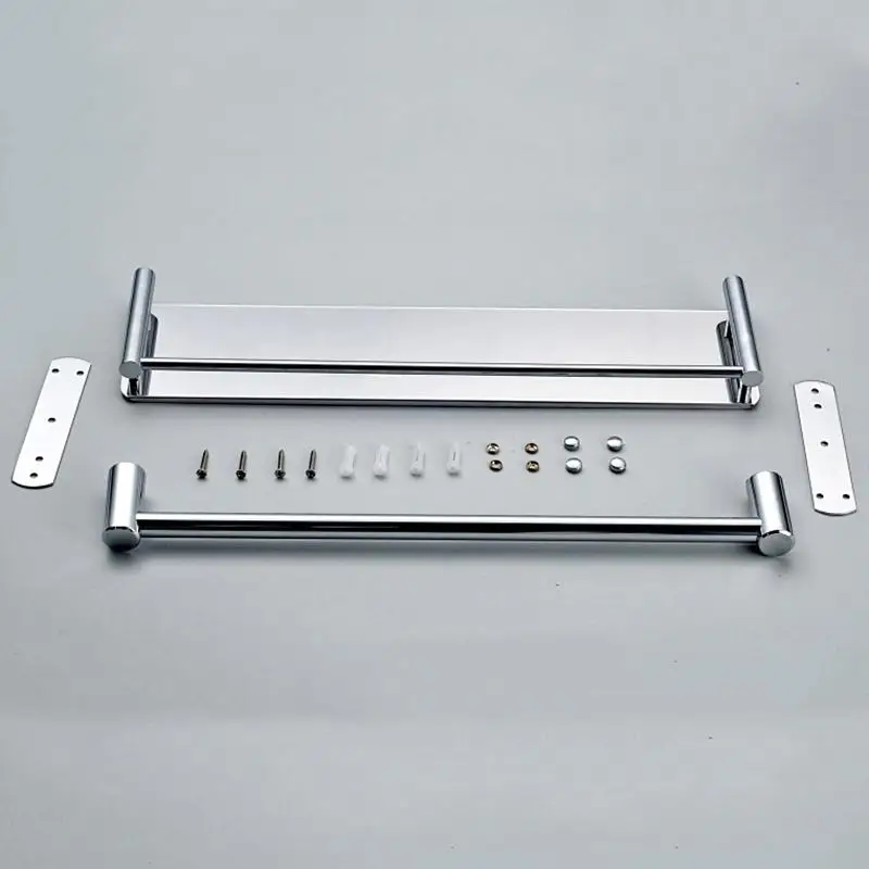Wall Mounted Bathroom Accessories Stainless Steel Bathroom Shelves With Towel Bar With Hooks
Wall Mounted Bathroom Accessories Stainless Steel Bathroom Shelves With Towel Bar With Hooks