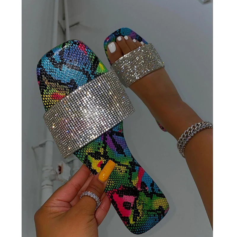 Summer Rhinestone Beach Slippers Fashion Open Toe Flat Sandals Outdoor Casual Women's Shoes Plus Size 43
Summer Rhinestone Beach Slippers Fashion Open Toe Flat Sandals Outdoor Casual Women's Shoes Plus Size 43