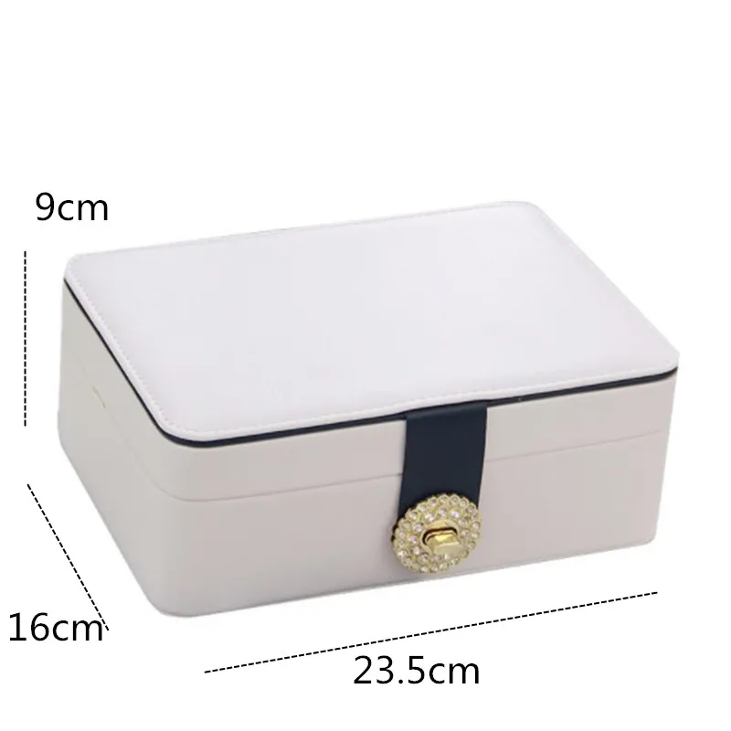 WE Double Layer Portable Travel Jewelry Watch Box With Mirror Leather Display Organizer Storage Case for Earrings Necklace Ring
WE Double Layer Portable Travel Jewelry Watch Box With Mirror Leather Display Organizer Storage Case for Earrings Necklace Ring