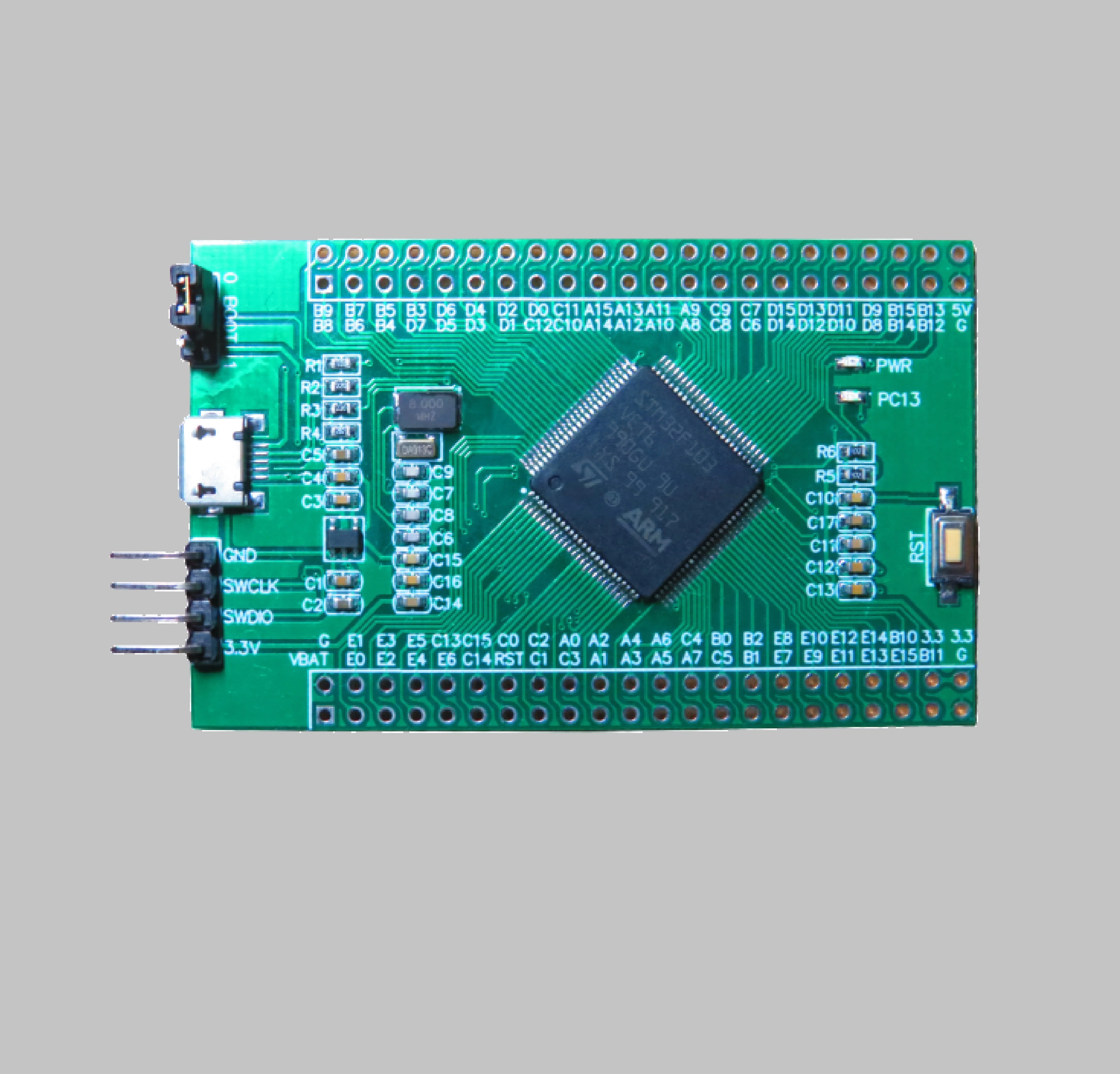 STM32F103VET6 Core Board 100 Smallest System New Product Development Board VET6 Large Capacity Evaluation Board
STM32F103VET6 Core Board 100 Smallest System New Product Development Board VET6 Large Capacity Evaluation Board
