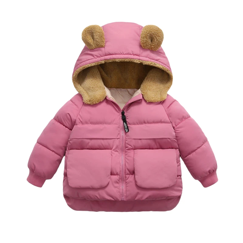 Winter Children Boy Girl Jacket Cotton Down Coats With Ear Hoodie Warm Fleece Clothes Kids Parka Top Outerwear Age For 2-6 Year
Winter Children Boy Girl Jacket Cotton Down Coats With Ear Hoodie Warm Fleece Clothes Kids Parka Top Outerwear Age For 2-6 Year