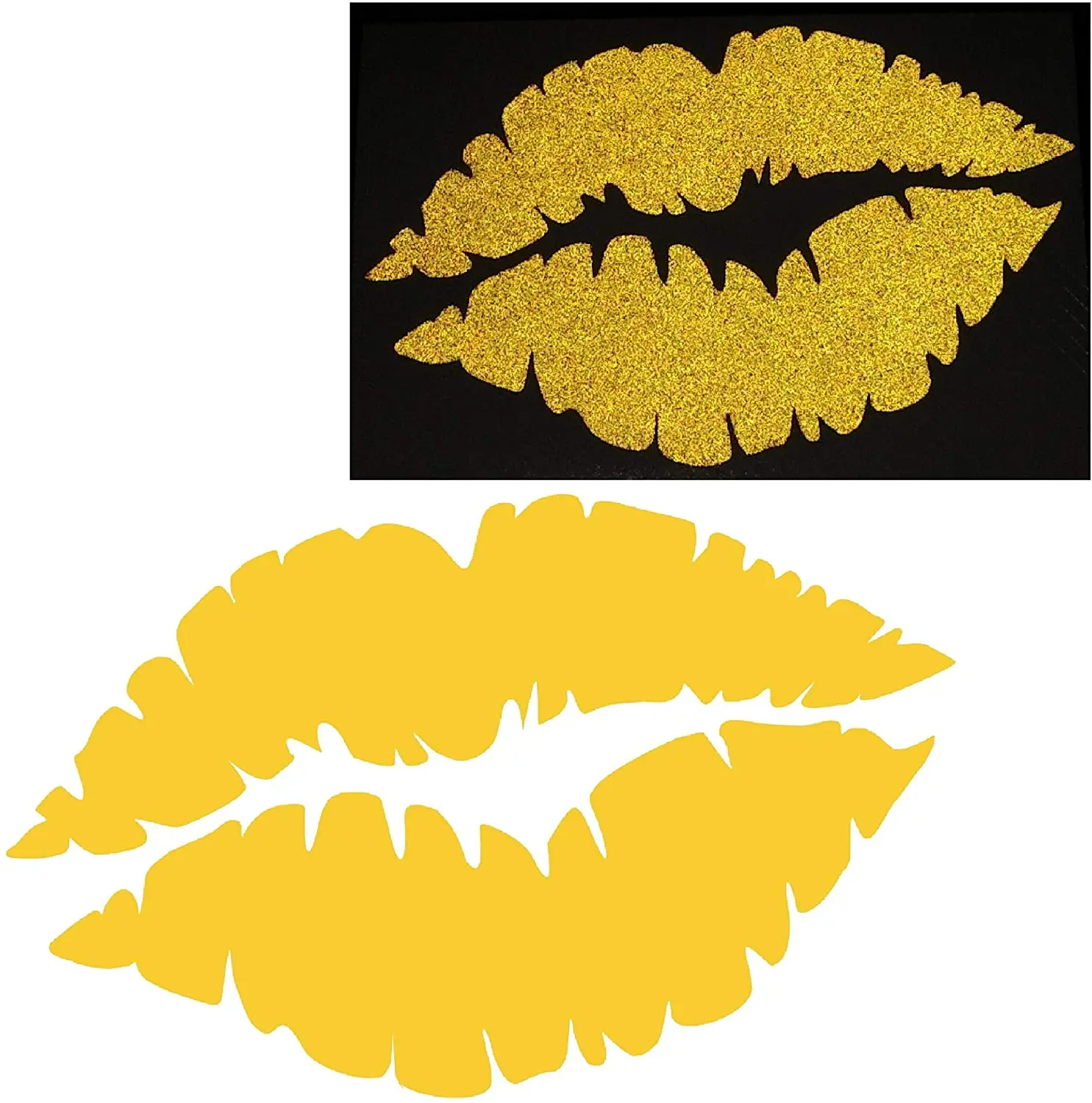 Gold Lips Sexy Kiss Sweet Reflective Golden Vinyl Sticker Safety for Motorcycle Car Helmet Tailgate Mobile Phone Laptop Notebook
Gold Lips Sexy Kiss Sweet Reflective Golden Vinyl Sticker Safety for Motorcycle Car Helmet Tailgate Mobile Phone Laptop Notebook