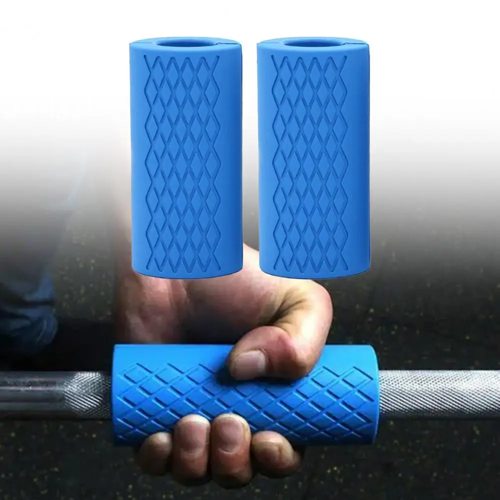 Barbell Grips Bar Lightweight Barbell Grips Stress Relieve Hand Protector Practical Anti-Slip Silicone Bar Grips
Barbell Grips Bar Lightweight Barbell Grips Stress Relieve Hand Protector Practical Anti-Slip Silicone Bar Grips