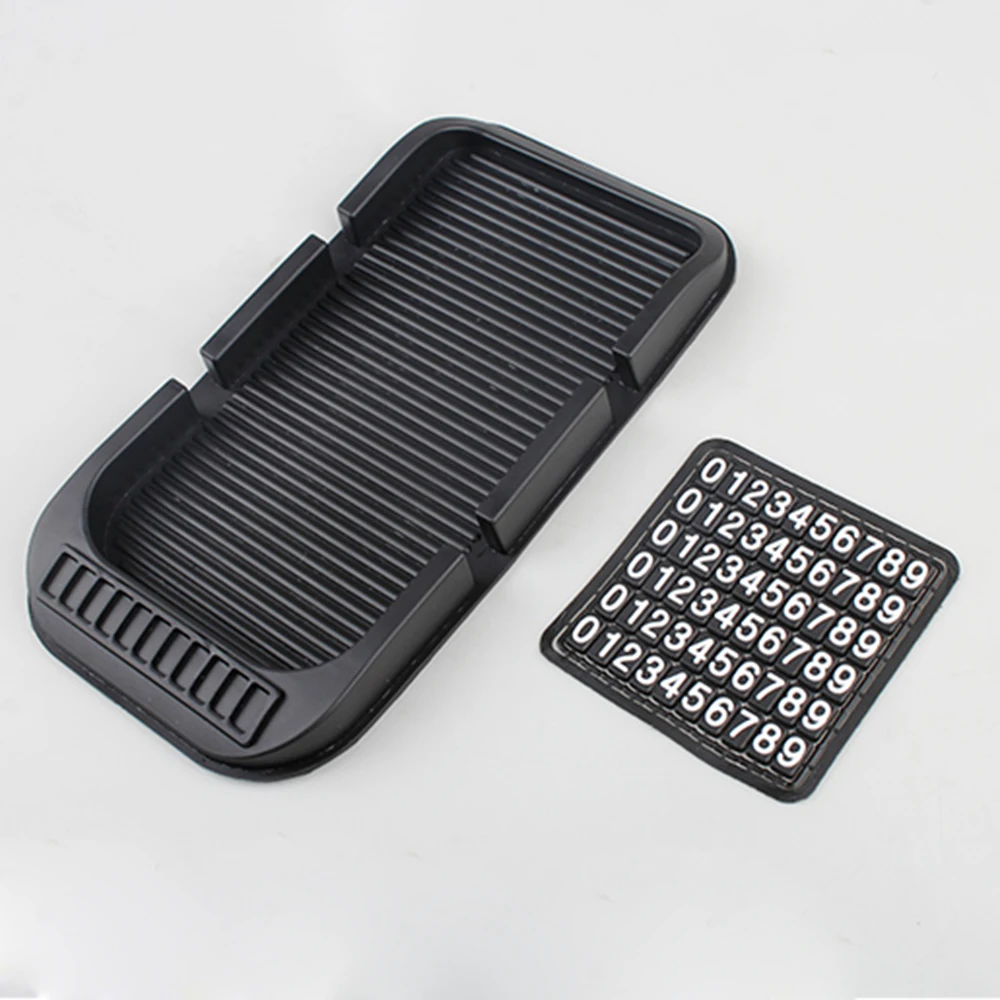 Car Dashboard Anti-Slip Mat With Cell Phone Number Silica gel Auto Non-slip Pad For Paper Towels GPS Phone Auto Car Accessories
Car Dashboard Anti-Slip Mat With Cell Phone Number Silica gel Auto Non-slip Pad For Paper Towels GPS Phone Auto Car Accessories