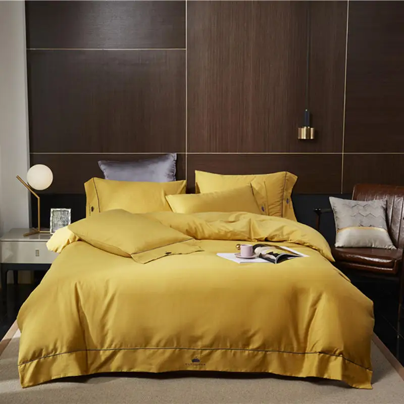 Passion yellow Bedding Sets luxury Home Textile Women/men Bedding Long-staple cotton Bed linen Double bed Sanding Duvet Cover 
Passion yellow Bedding Sets luxury Home Textile Women/men Bedding Long-staple cotton Bed linen Double bed Sanding Duvet Cover