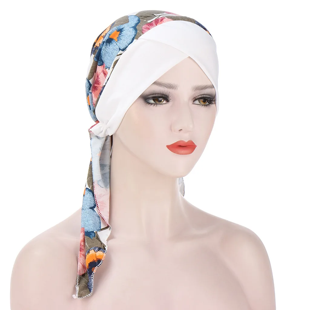 Muslim Women Turban Scarf new Fashion Forehead Cross Hat Floral Cloth Turban Baotou Muslim Women Turban Hat
Muslim Women Turban Scarf new Fashion Forehead Cross Hat Floral Cloth Turban Baotou Muslim Women Turban Hat