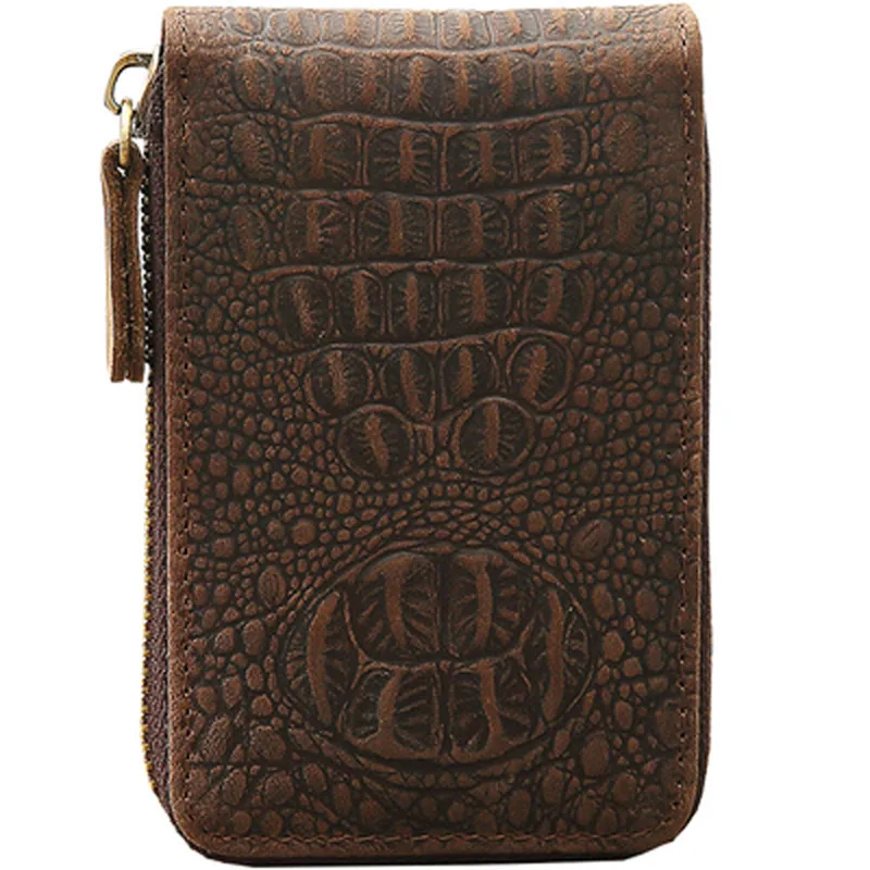 Men's short card holder crocodile pattern bank credit card holder card holder multi-card slot large-capacity cowhide wall
Men's short card holder crocodile pattern bank credit card holder card holder multi-card slot large-capacity cowhide wall