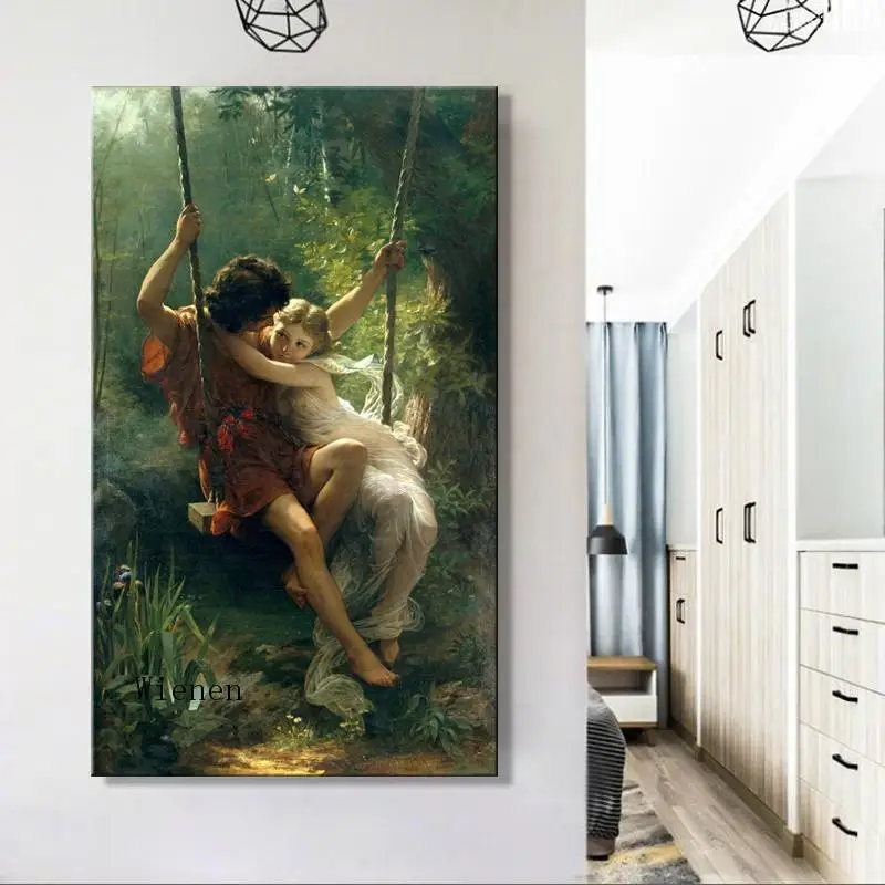 France Famous Painting Springtime By Pierre Auguste Cot Poster Print On Canvas Wall Art Picture for Gallery Aisle Home Decor 
France Famous Painting Springtime By Pierre Auguste Cot Poster Print On Canvas Wall Art Picture for Gallery Aisle Home Decor