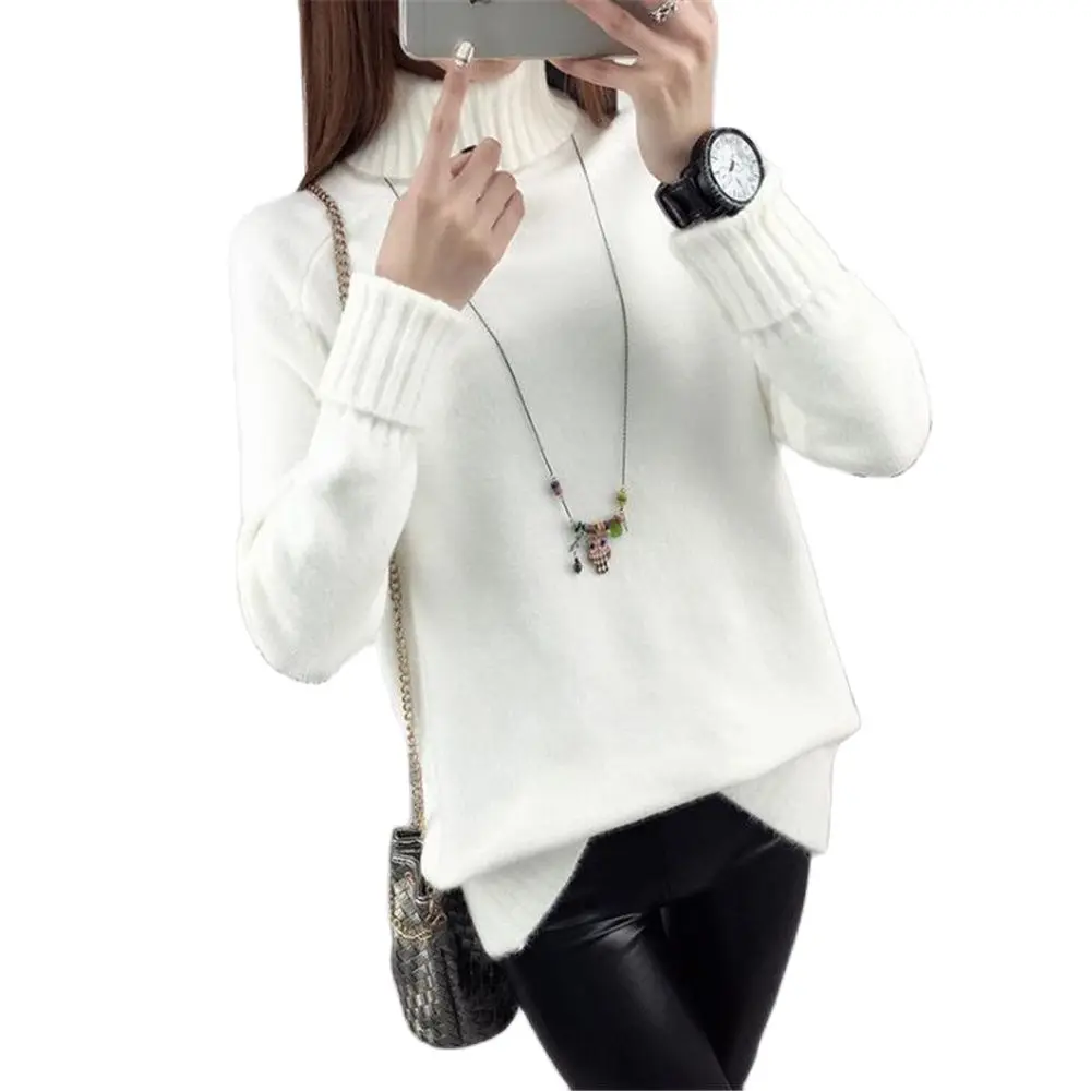 Sweater Female 2019 Autumn Winter Cashmere Knitted Women Sweater And Pullover Female Tricot Jersey Jumper Pull Femme
Sweater Female 2019 Autumn Winter Cashmere Knitted Women Sweater And Pullover Female Tricot Jersey Jumper Pull Femme