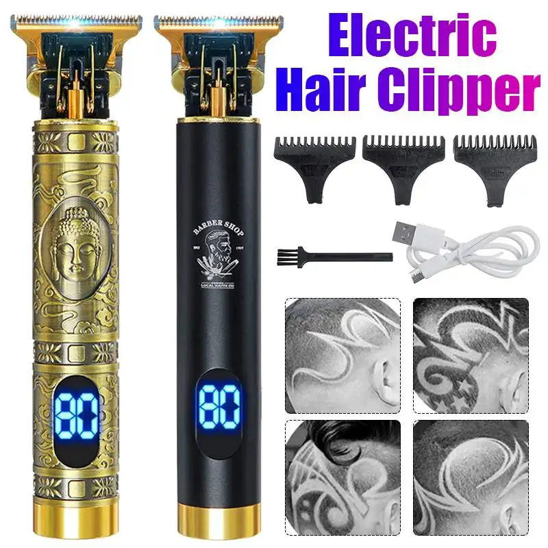 Hair Clipper Electric Hair trimmer Cordless Shaver Trimmer 1mm Men Barber Hair Cutting Machine USB Chargeable Timer Beard Cutter
Hair Clipper Electric Hair trimmer Cordless Shaver Trimmer 1mm Men Barber Hair Cutting Machine USB Chargeable Timer Beard Cutter