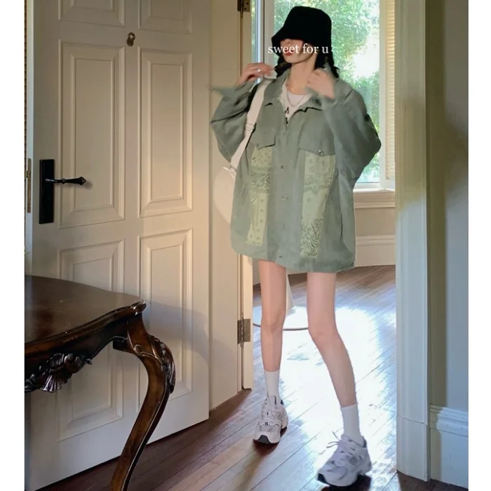 2021autumn New Long-Sleeved Jacket Coat Retro Casual Fashionable Outerwear Top FashionNuyoah
2021autumn New Long-Sleeved Jacket Coat Retro Casual Fashionable Outerwear Top FashionNuyoah