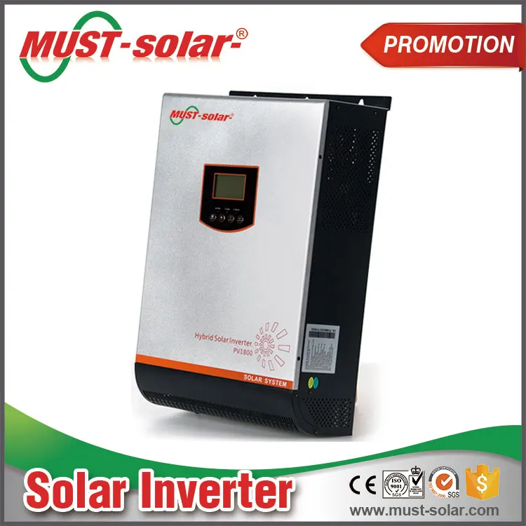 MUST PV18 VHM 2-5KW solar inverter Built in MPPT 60A or 80A solar charge controller Power factor 1.0
MUST PV18 VHM 2-5KW solar inverter Built in MPPT 60A or 80A solar charge controller Power factor 1.0