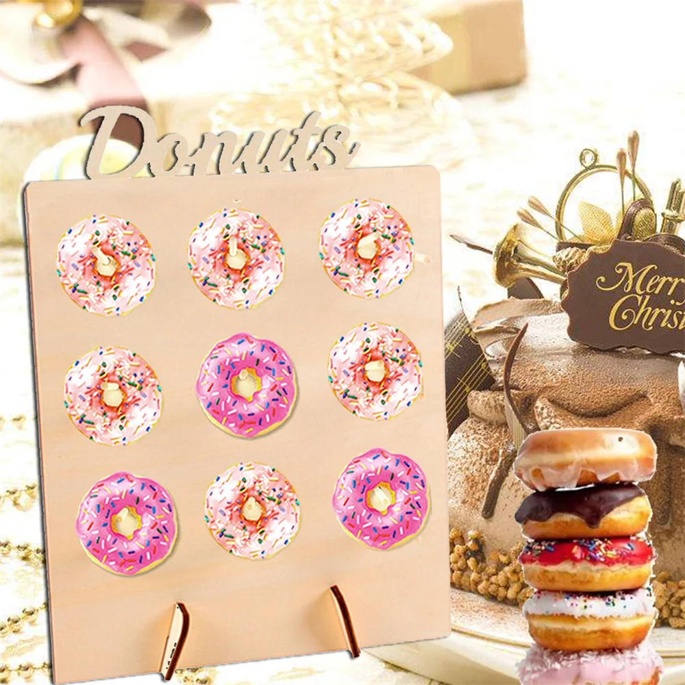 Donut Boards Stand Natural Wooden Wall Holds Bracket Donut Rack Cake Shop Supplies Ornaments Home Party Decoration Kids
Donut Boards Stand Natural Wooden Wall Holds Bracket Donut Rack Cake Shop Supplies Ornaments Home Party Decoration Kids