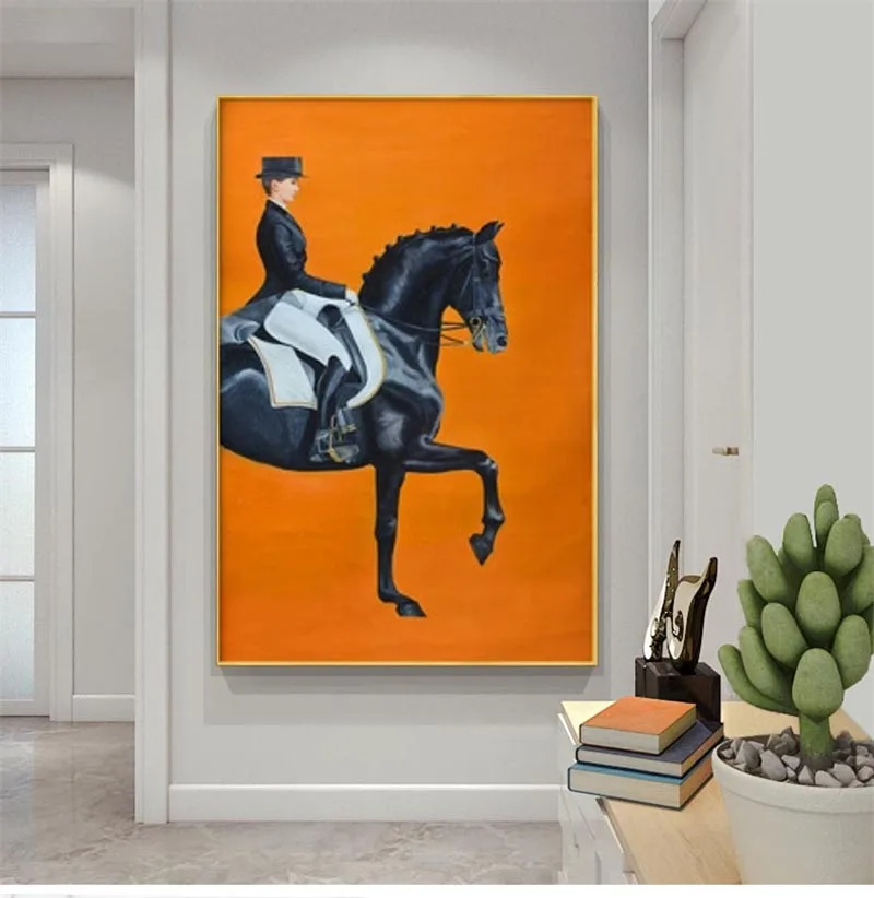Modern Knight Horse Riding Canvas Painting on The Wall Art Posters and Print Nordic Art Wall Pictures for Living Room Decor
Modern Knight Horse Riding Canvas Painting on The Wall Art Posters and Print Nordic Art Wall Pictures for Living Room Decor