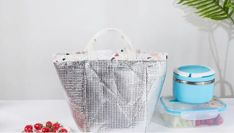 Stone pattern kid women insulation portable waterproof picnic cooler bag breakfast school handle reusable food bag Lunch Bag
Stone pattern kid women insulation portable waterproof picnic cooler bag breakfast school handle reusable food bag Lunch Bag