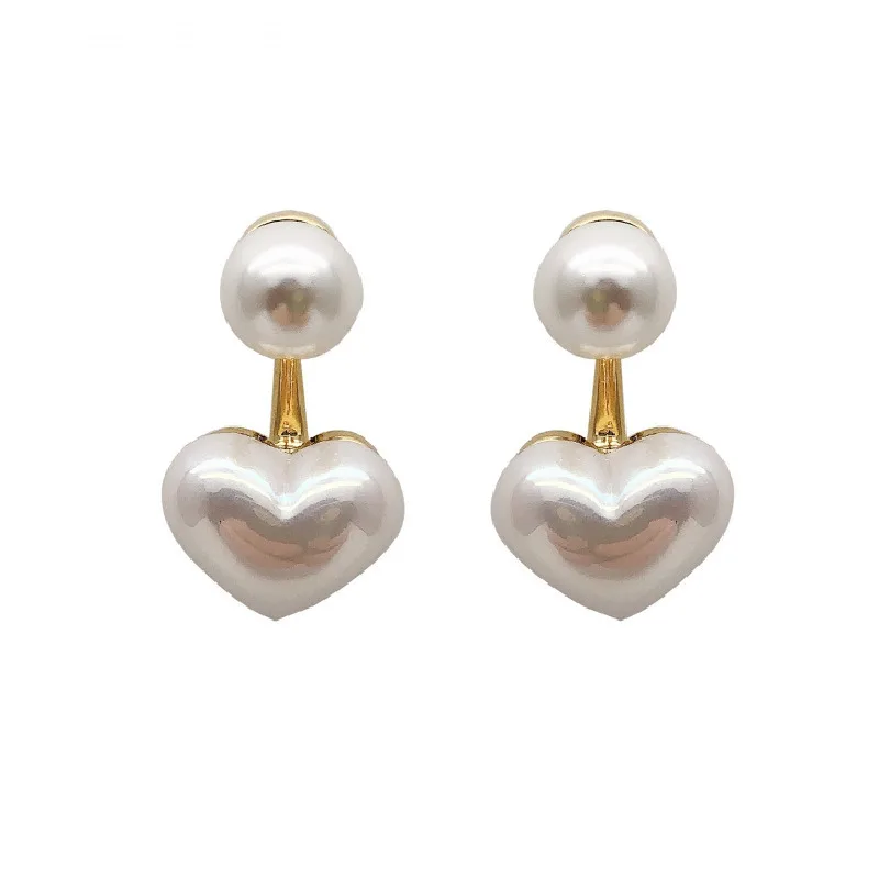 New Fashion Contracted Heart Pearl Fine Earrings Joker Sweet Elegant Temperament Women Drop Earrings
New Fashion Contracted Heart Pearl Fine Earrings Joker Sweet Elegant Temperament Women Drop Earrings