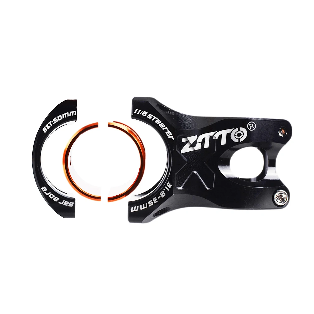 ZTTO 0 градусов Rise DH AM Enduro 28 6 мм Stem Bike 50 MTB алюминиевый сплав CNC для руля 35 мм/31 8 | Спорт
