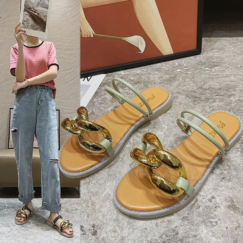 Summer ladies casual sequin slippers beach slippers flat sandals beach open-toed shoes ladies shoes
Summer ladies casual sequin slippers beach slippers flat sandals beach open-toed shoes ladies shoes