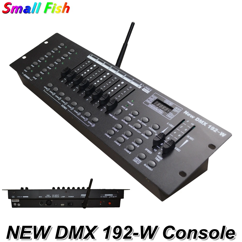 High Quality 2.4G Wireless DMX Controller 192-W Console For LED Par Moving Head Spotlights DJ Controlle Disco Stage Lighting | Лампы и