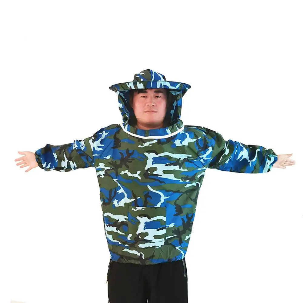 1 Pcs Beekeeper Beekeeping Protective Equipment with Hooded Veil Apiarist Gardening Supplies Camouflage Color Height 150-180cm
1 Pcs Beekeeper Beekeeping Protective Equipment with Hooded Veil Apiarist Gardening Supplies Camouflage Color Height 150-180cm