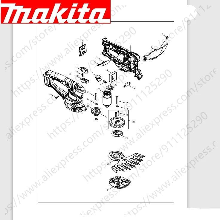 Maktia for UM600D Rotor switch stator handle housing bearing Spindle gear (Consult customer service)
Maktia for UM600D Rotor switch stator handle housing bearing Spindle gear (Consult customer service)