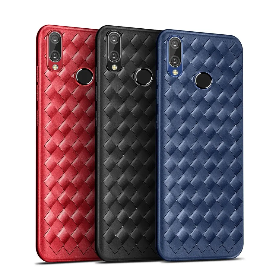 Роскошный сетчатый тканый чехол для телефона Huawei Mate 20 P30 Pro P20 Lite P Smart 2019 Honor 10i 20i 8A 8C