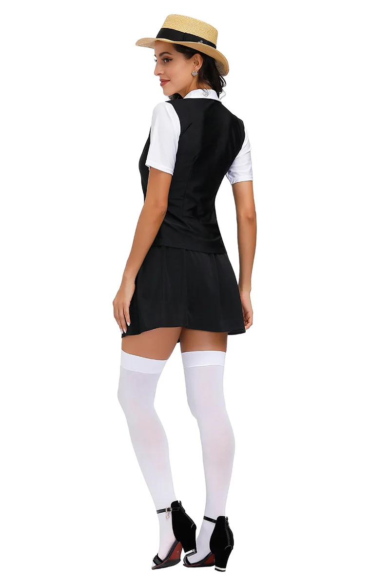 3 pcs set Women Adult SchoolGirl Student Costume Uniform Short Sleeve Fancy shirt Dress with Necktie halloween Cosplay Costume
3 pcs set Women Adult SchoolGirl Student Costume Uniform Short Sleeve Fancy shirt Dress with Necktie halloween Cosplay Costume