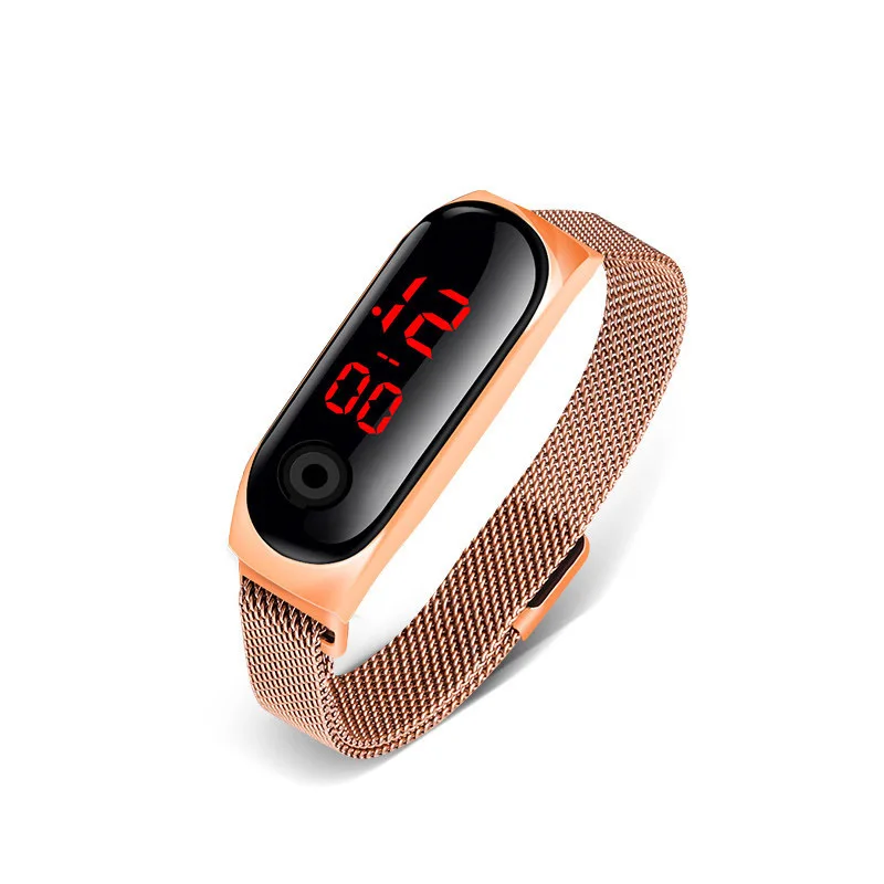 Fashion Electronic Digital Watches for Men LED Steel Belt Women Sports Fitness WristWatch Folding Buckle Ultra Light
Fashion Electronic Digital Watches for Men LED Steel Belt Women Sports Fitness WristWatch Folding Buckle Ultra Light