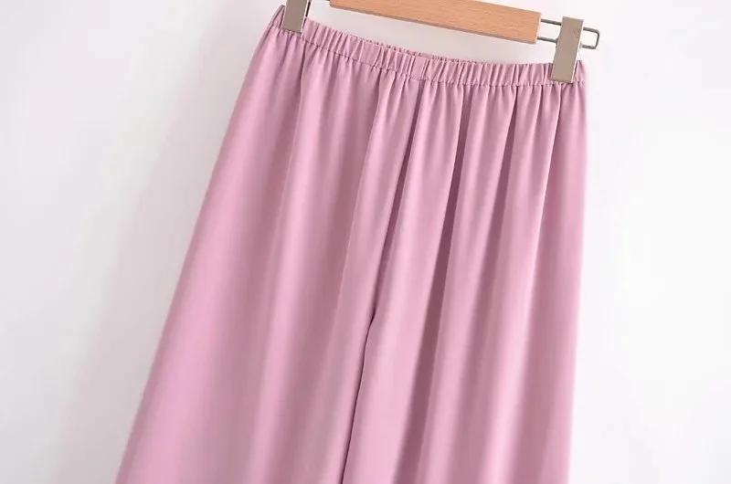 Rmgs/EU Korean Style Fashion Women's Wear 21 Spring and Summer New Elastic Waist Loose Drooping Casual Wide-Leg Trousers
Rmgs/EU Korean Style Fashion Women's Wear 21 Spring and Summer New Elastic Waist Loose Drooping Casual Wide-Leg Trousers