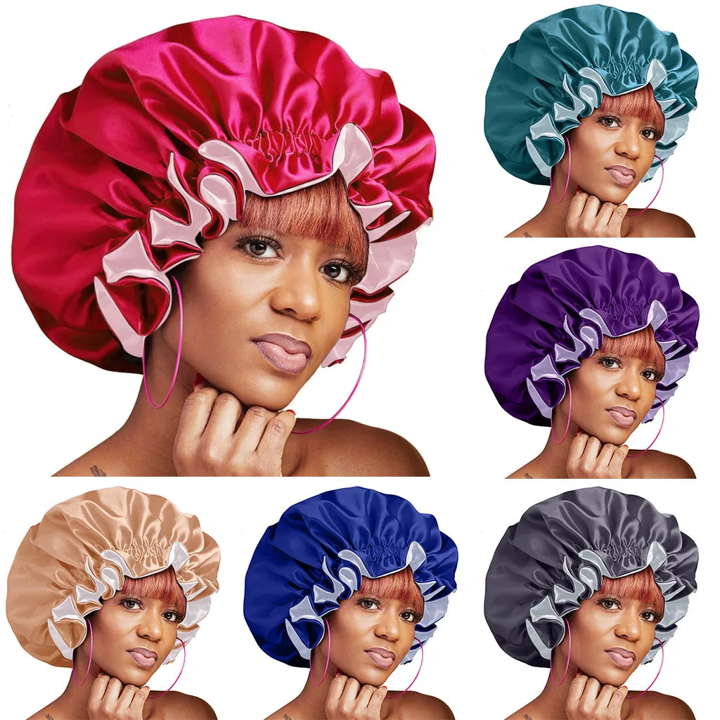 New Fshion Women Hats High Quality Satin Lined Bonnet Women Beauty Satin Silk Bonnet Sleep Cap Hat Support Wholesale
New Fshion Women Hats High Quality Satin Lined Bonnet Women Beauty Satin Silk Bonnet Sleep Cap Hat Support Wholesale