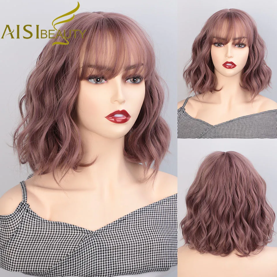 Женские короткие парики с челкой AISI BEAUTY, розовые милые Синтетические Искусственные волосы для косплея Лолиты, для повседневных случаев
Женские короткие парики с челкой AISI BEAUTY, розовые милые Синтетические Искусственные волосы для косплея Лолиты, для повседневных случаев