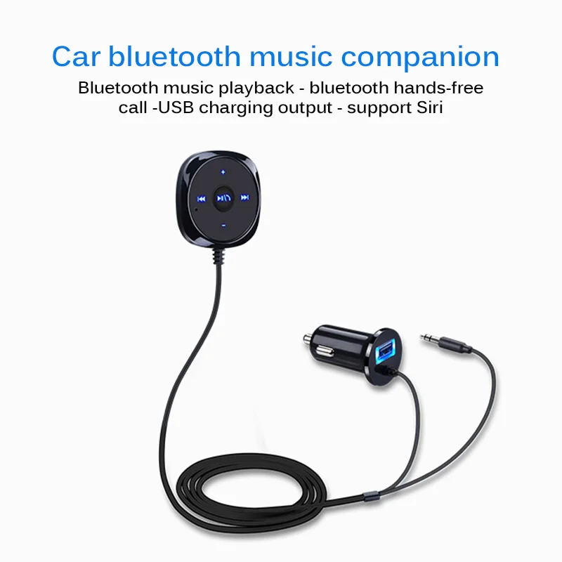 Onever USB зарядное устройство Hands-free прикуриватель Магнитная база Bluetooth