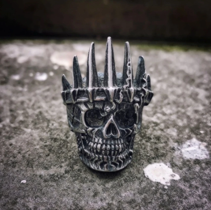 Vintage Men's Classic Silver Black Crown Skull Skeleton King Alloy Motorcycle Ring Punk Fashion Jewelry Vintage Gothic
Vintage Men's Classic Silver Black Crown Skull Skeleton King Alloy Motorcycle Ring Punk Fashion Jewelry Vintage Gothic
