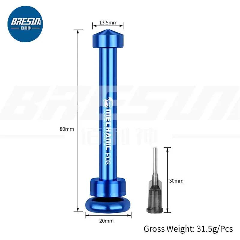 MECHANIC P08 Aluminum Alloy Needle Putter Manual Syringe Plunger Dispenser Advancing tool Mobile Phone Repair Tools
MECHANIC P08 Aluminum Alloy Needle Putter Manual Syringe Plunger Dispenser Advancing tool Mobile Phone Repair Tools