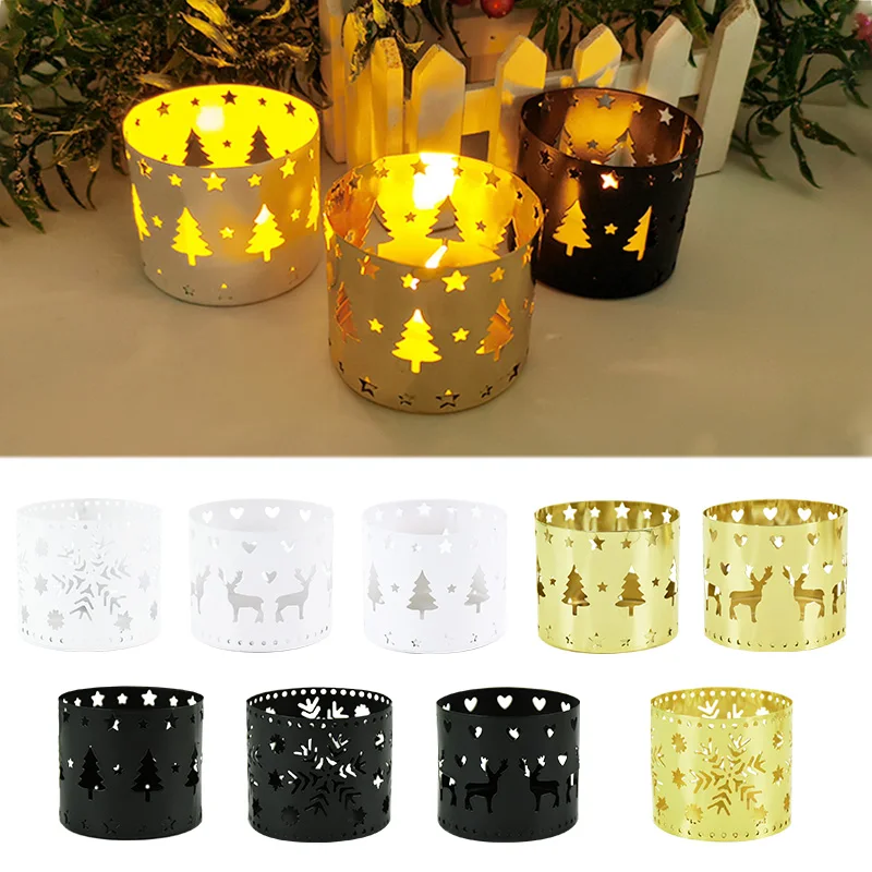 Christmas Hollow Candle Holder Candlestick Creative Iron Art Tealight Candle Stand Holder Xmas Wedding Tabletop Home Decoration
Christmas Hollow Candle Holder Candlestick Creative Iron Art Tealight Candle Stand Holder Xmas Wedding Tabletop Home Decoration