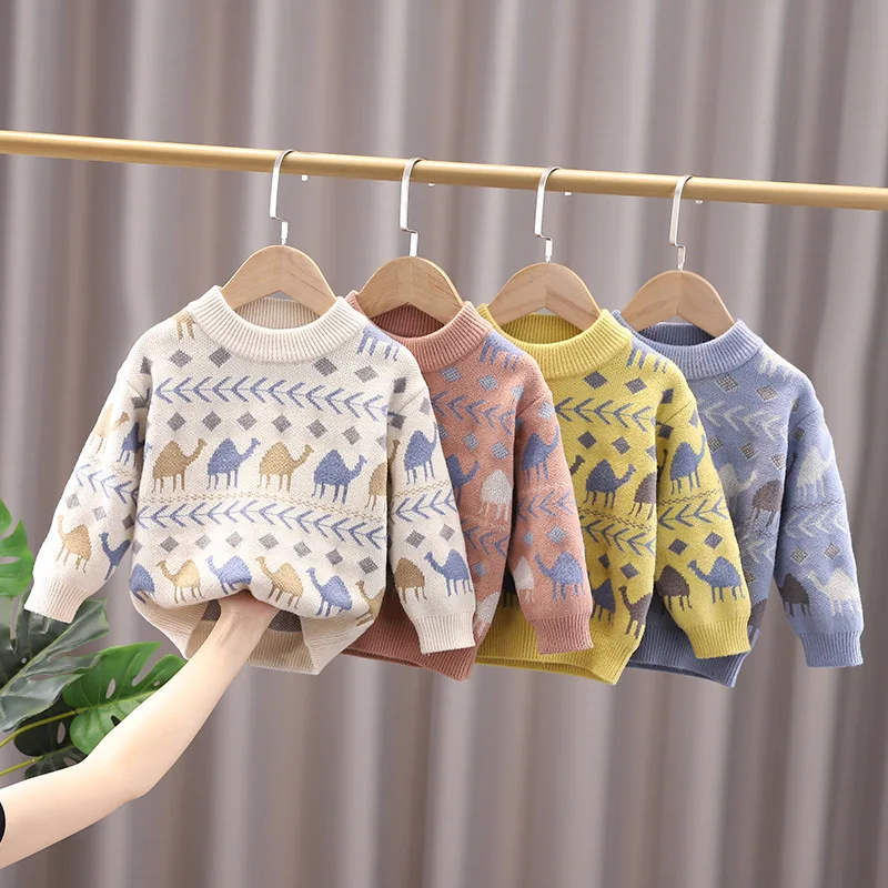 Детские свитера, осень 2022, для маленьких мальчиков и девочек, круглые, зимние вязаные свитера для мальчиков, детские свитера
Детские свитера, осень 2022, для маленьких мальчиков и девочек, круглые, зимние вязаные свитера для мальчиков, детские свитера