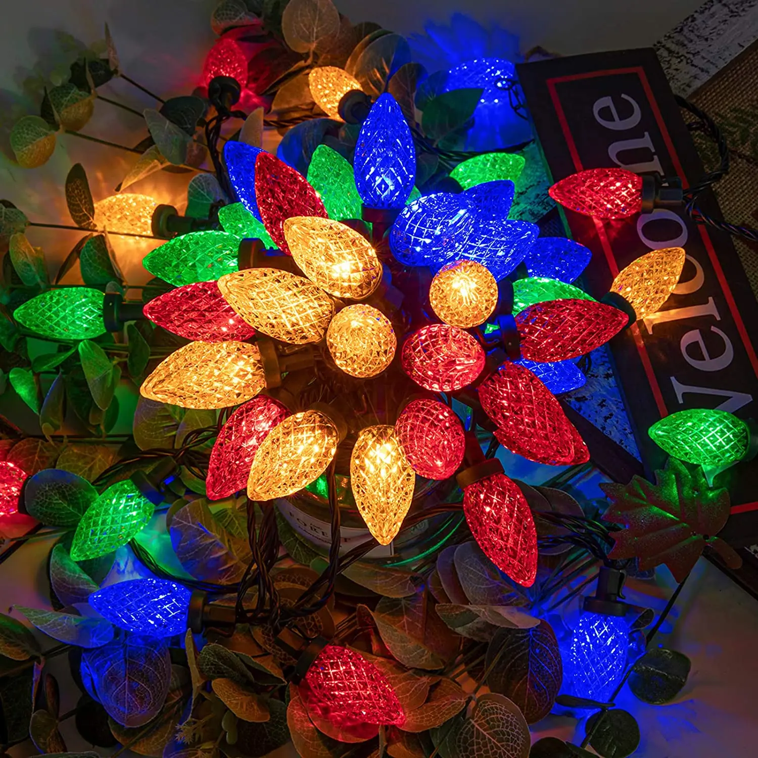 Christmas Lights 16.4 Ft 50 LEDs Strawberry Battery Operated Strings Light 8 Modes with Auto On/Off Time for Xmas Tree Garlanden
Christmas Lights 16.4 Ft 50 LEDs Strawberry Battery Operated Strings Light 8 Modes with Auto On/Off Time for Xmas Tree Garlanden